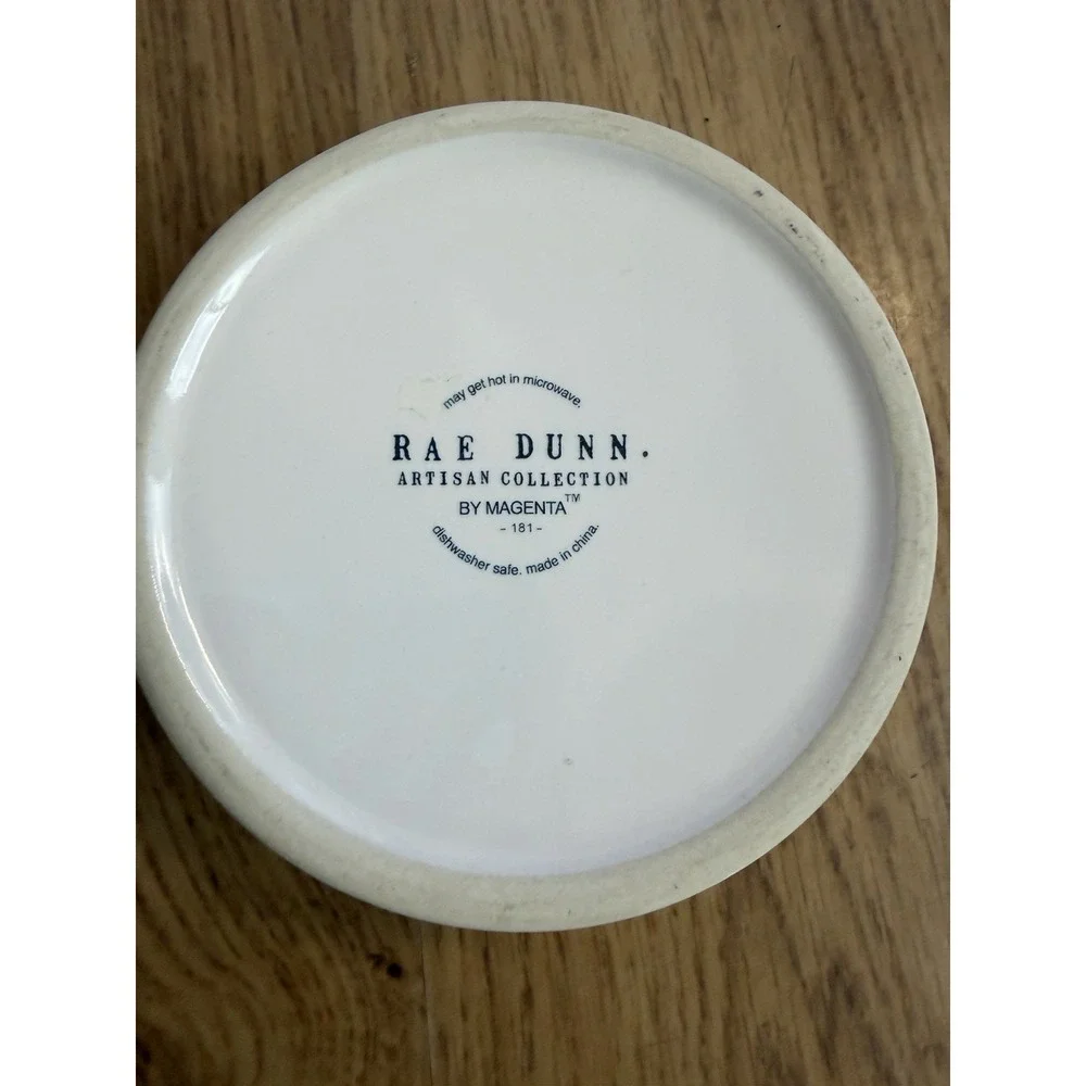 RAE Dunn Ceramic Dog Bowl, Pet Dish for Dogs and Cats